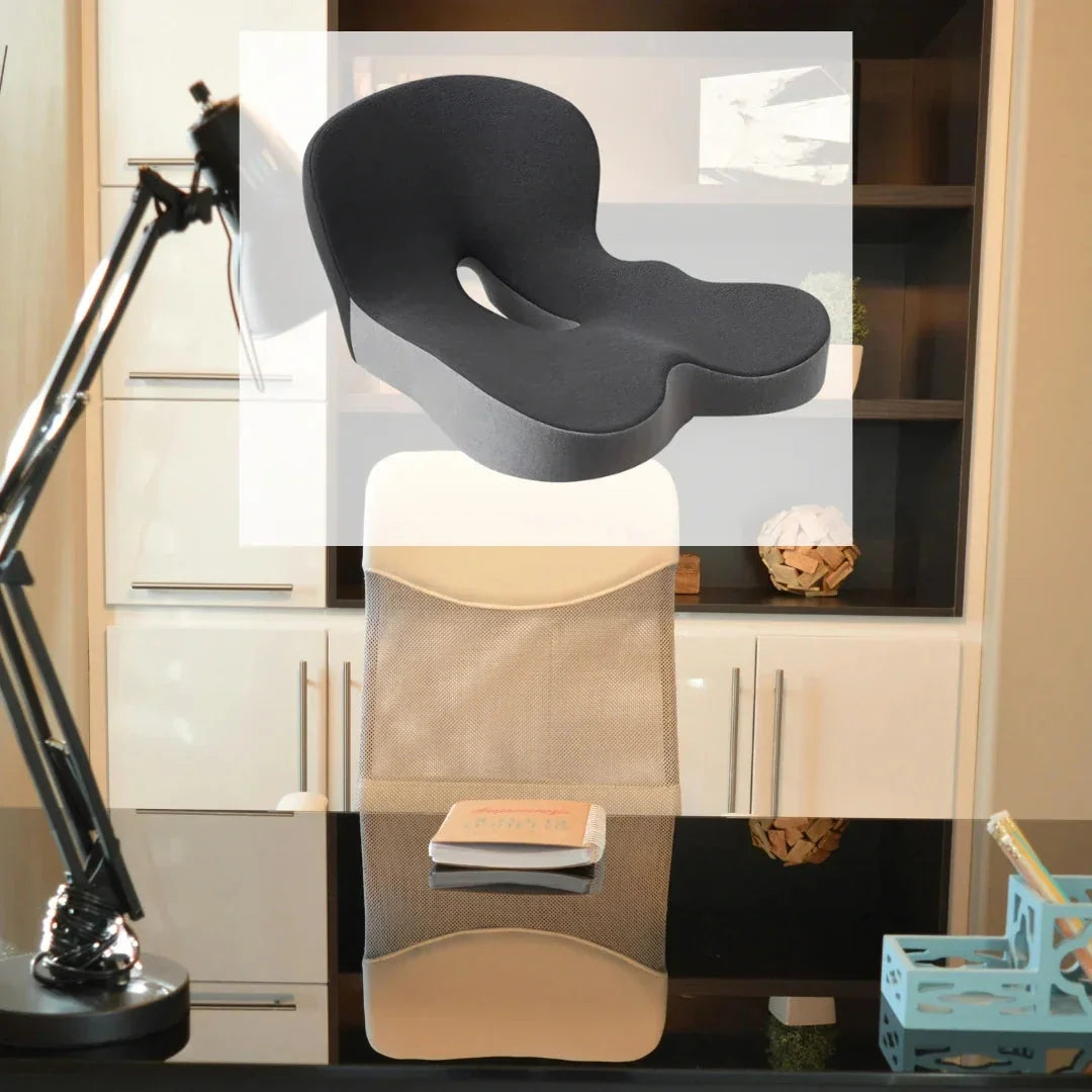 Cuscino ergonomico posturale in un ambiente domestico