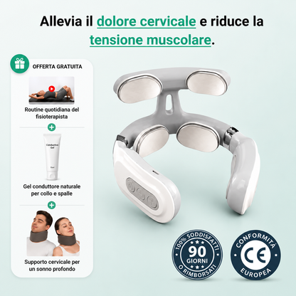 Vertaline™ CerviRest neck support pillow showing ergonomic design and soft fabric for added comfort and proper cervical alignment.
