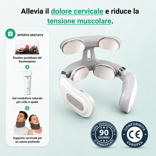 Vertaline™ CerviRest neck support pillow showing ergonomic design and soft fabric for added comfort and proper cervical alignment.