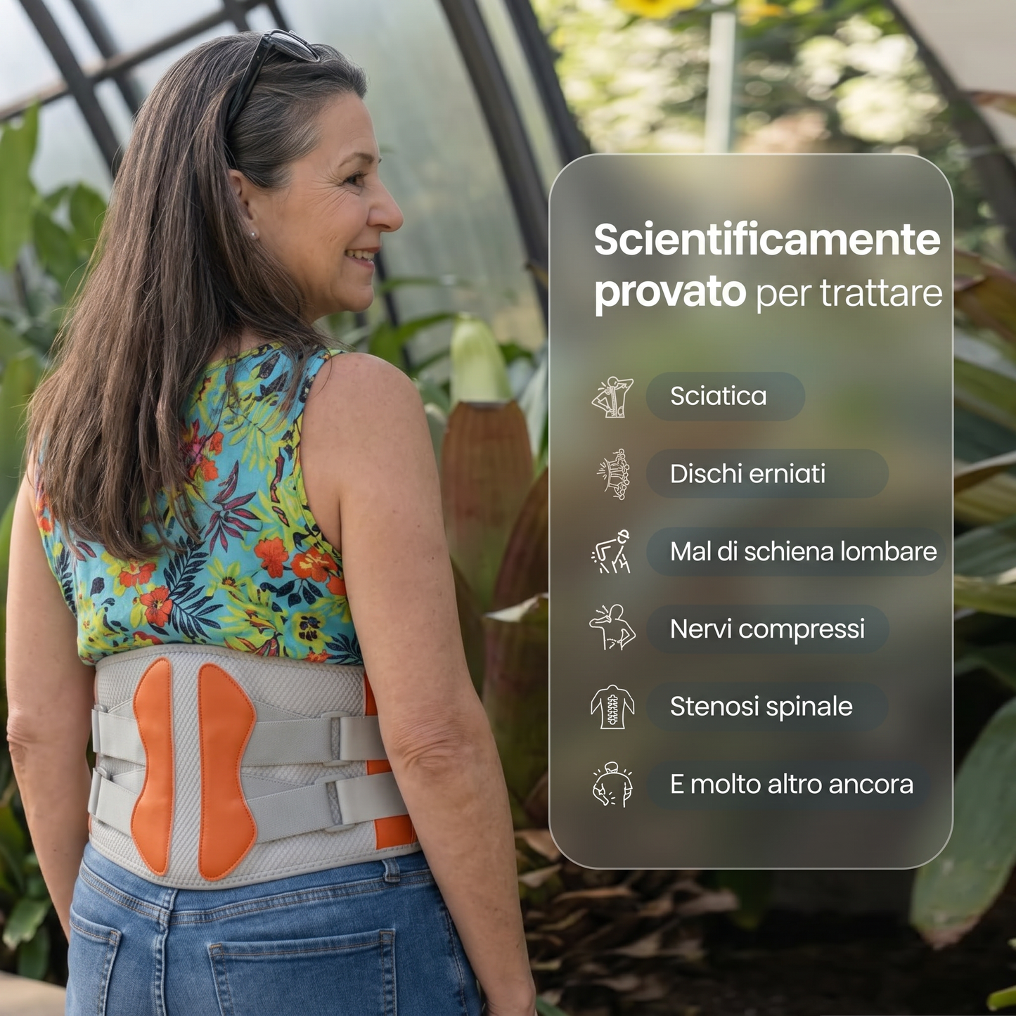 Vertaline LumbaRest pillow with ergonomic design for back support, shown in a neutral color, ideal for pain relief and comfort.