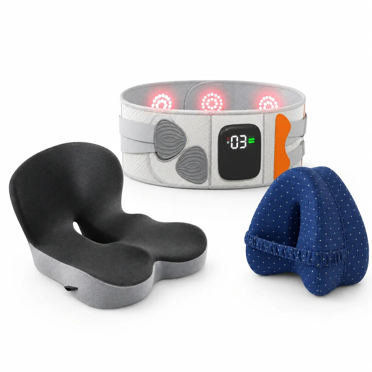 LumbaRest + Cuscino notturno + Cuscino diurno