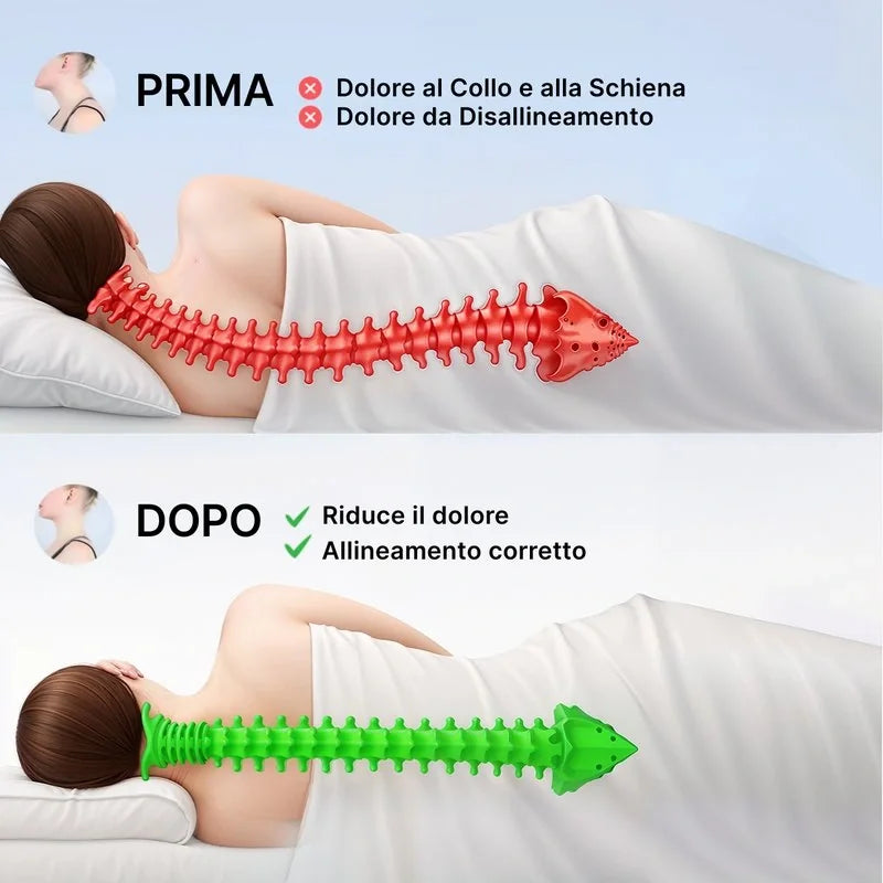 Prima e dopo: allineamento della colonna