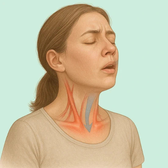 Respiro corto e pressione al petto